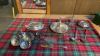 BOX SILVER PLATED WARE LADLES DISH ETC