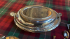 BOX SILVER PLATED WARE LADLES DISH ETC - 5