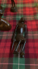 BOX WOODEN CARVED FIGURES - 7