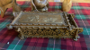 BOX WOODEN CARVED ITEMS - 3