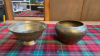 2 BRASS BOWLS