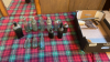 BOX OLD BOTTLES & METAL WARE