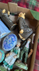 2 BOXES ORNAMENTS RADIO CARDS ETC - 5