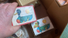 2 BOXES ORNAMENTS RADIO CARDS ETC - 9