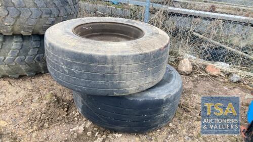 2 X TRAILER WHEELS