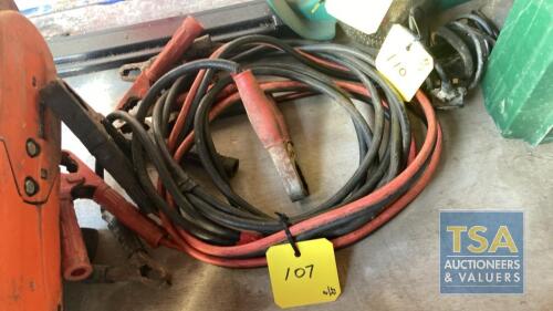 2 SETS OF JUMP LEADS