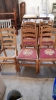 5 OAK CHAIRS