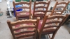 5 OAK CHAIRS - 4