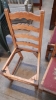 5 OAK CHAIRS - 5