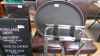 3 CHAIRS NOTICE BOARD TRAYS & STAND