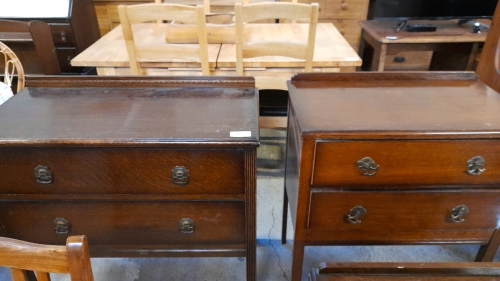 2 CHESTS DRAWERS