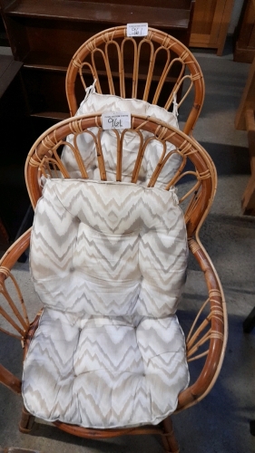 2 CANE CHAIRS