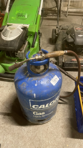 GAS BOTTLE & BURNER