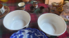 BOX LEATHER APRON TOBY JUGS CHINA ETC - 3
