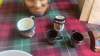 BOX LEATHER APRON TOBY JUGS CHINA ETC - 4