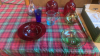 2 BOXES ASSORTED ART GLASS