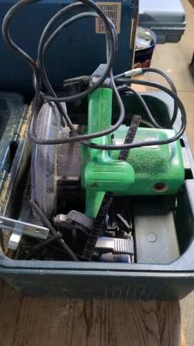 CASED HITACHI SAW