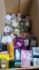 2 BOXES-ROLL UP DRUM KIT LIGHT BULBS DOOR HANDLES ETC