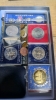 BOX ASSORTED COINS & SPOON