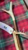 2 HORN HANDLED WALKING STICKS - 2