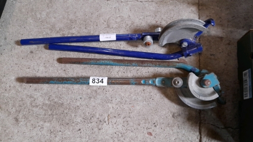 2 PIPE BENDERS