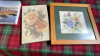 2 PICTURES & BOX-4 PICTURES & 2 LAMPS - 2