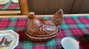 BOX-HEN ON NEST PLATES MUGS ETC - 5
