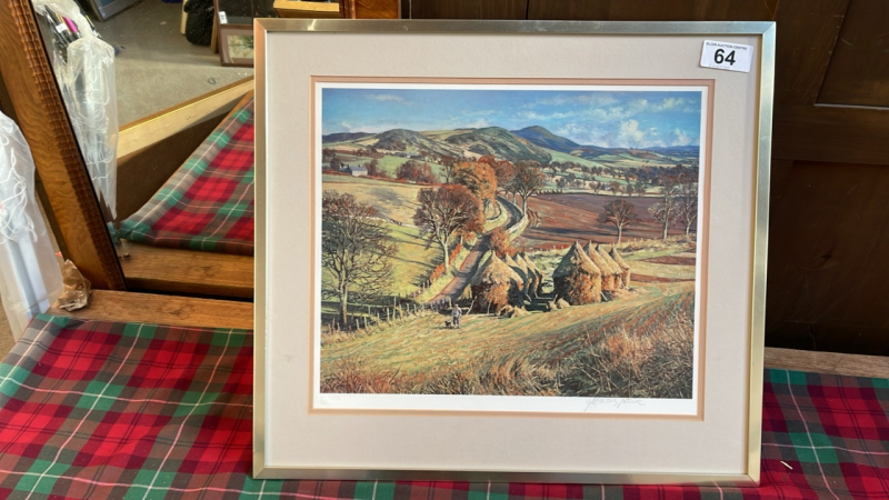 MCINTOSH PATRICK PRINT- CORN STACKS