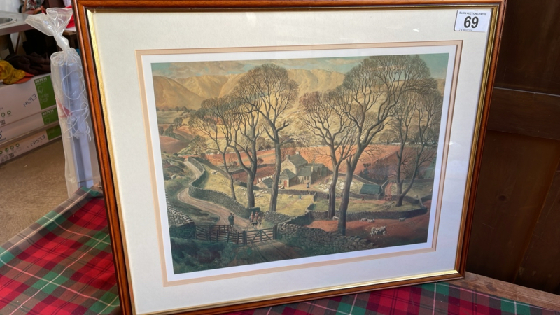 MCINTOSH PATRICK PRINT- COUNTRY SCENE