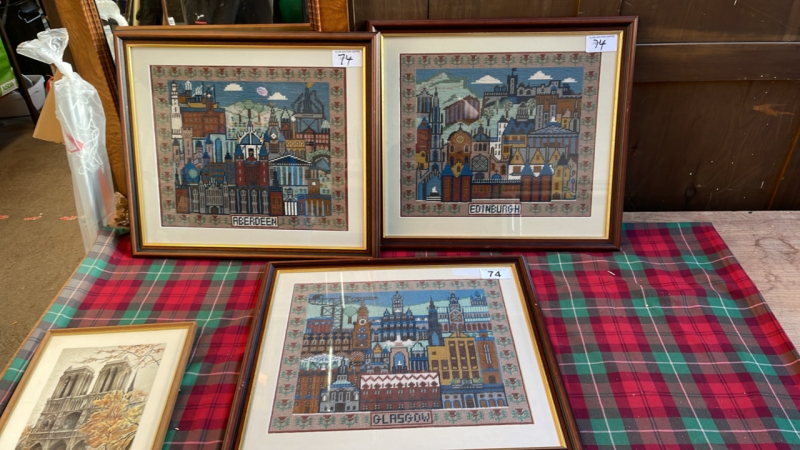 3 TAPESTRIES -SCOTLAND