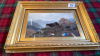 FRAMED OIL PAINTING CATTLE BY S PIKE - 2