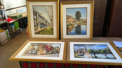 4 LIMITED EDITION PRINTS BY P RAFFERTY