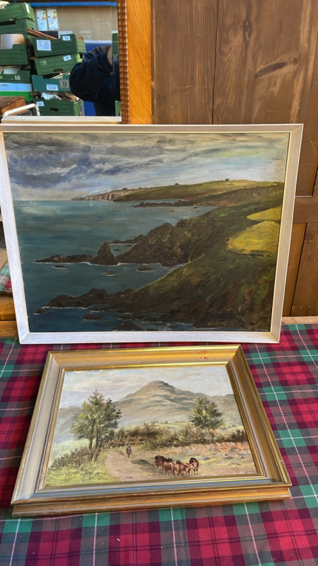 2 SIGNED SCOTTISH OIL PAINTINGS