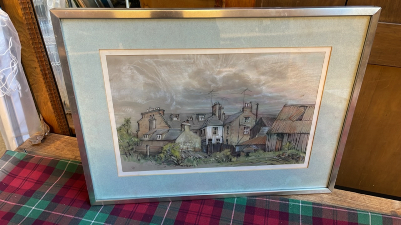 RAY LAWSON INVERNESS PENCIL / GOUACHE PICTURE