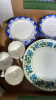 3 BOXES PART TEA SET PLATES BOWLS ETC - 7