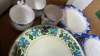 3 BOXES PART TEA SET PLATES BOWLS ETC - 8