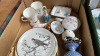 3 BOXES PART TEA SET PLATES BOWLS ETC - 10