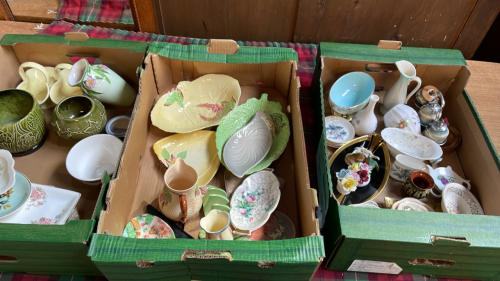 3 BOXES MISC CHINA