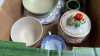 3 BOXES VASES POTS ETC - 2