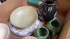 3 BOXES VASES POTS ETC - 3