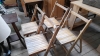 4 FOLDING CHAIRS