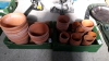 2 BOXES CLAY POTS