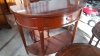 3 OCCASIONAL TABLES HALF MOON TABLE & MIRROR - 6