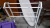 2 TABLES & TOWEL RACK - 4