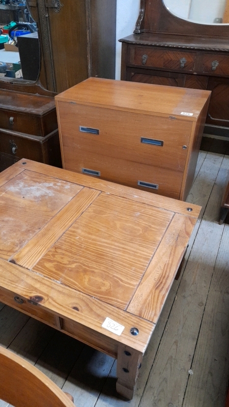 TROLLEY UNIT & COFFEE TABLE