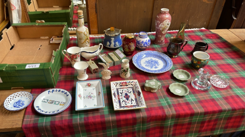 2 BOXES ASSORTED CHINA ETC