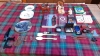 BOX ORNAMENTS BOOKS SPOONS ETC
