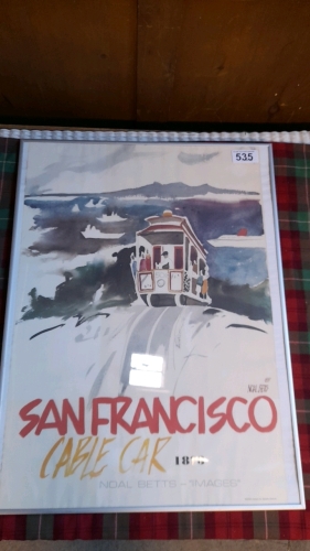 PRINT-SAN FRANCISCO CABLE CAR
