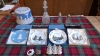 BOX WEDGWOOD DECANTER ETC