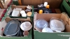 4 BOXES KITCHENWARE TRAVEL MUGS ETC